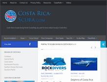 Tablet Screenshot of costarica-scuba.com